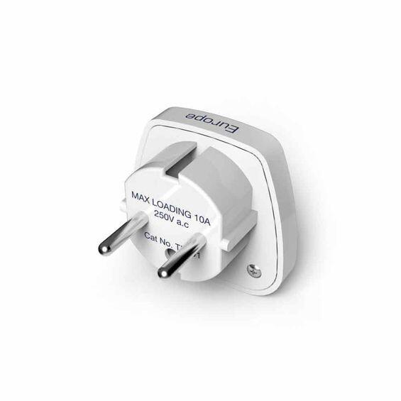 Adapter Putni TRAVEL BLUE, World to Europe 914, Bijeli