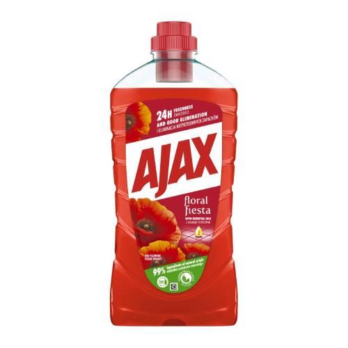 SAN. Sredstvo za čišćenje podova univerzalno 1000ml Ajax Red flowers crveni