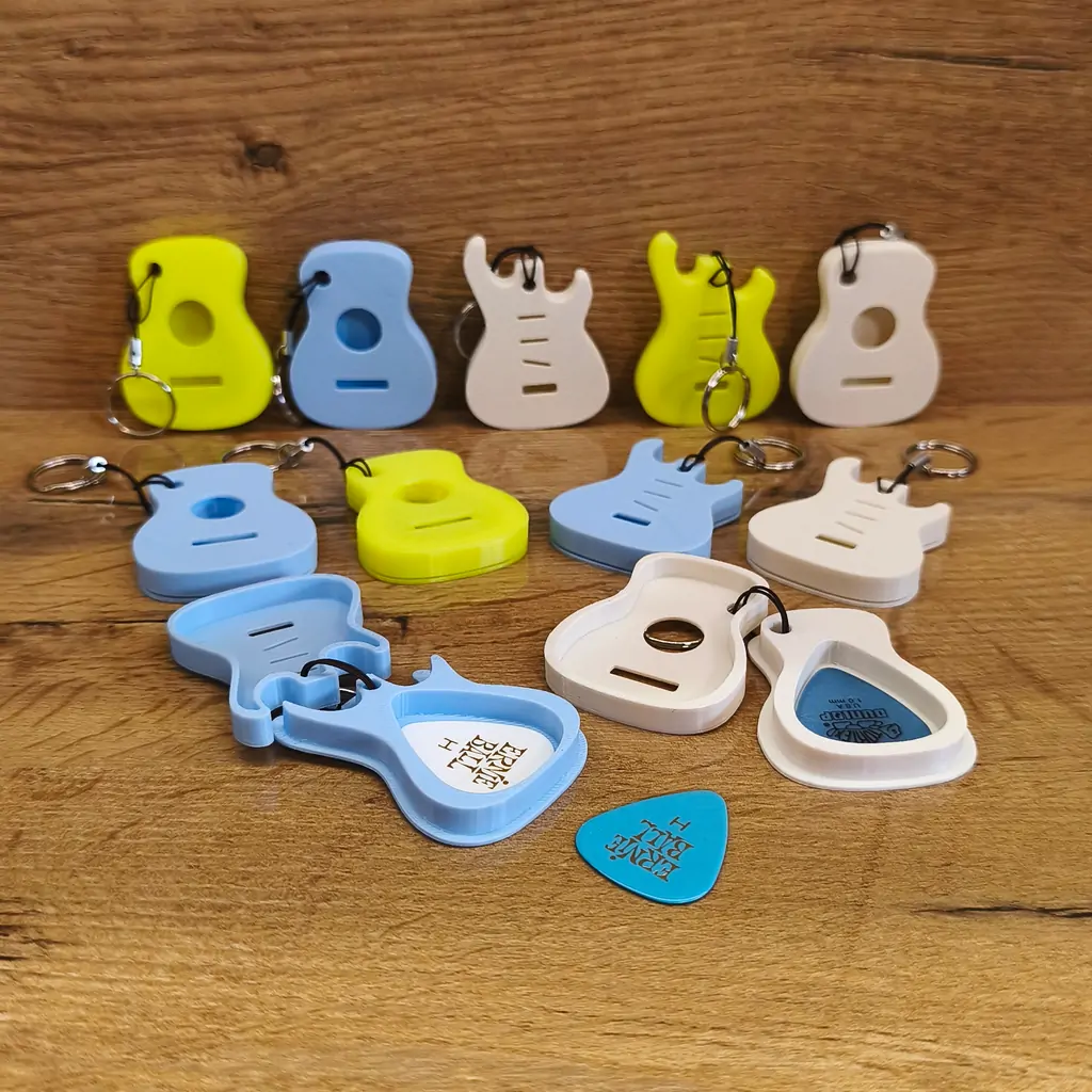 Privjesak za ključeve plastični INB - gitara