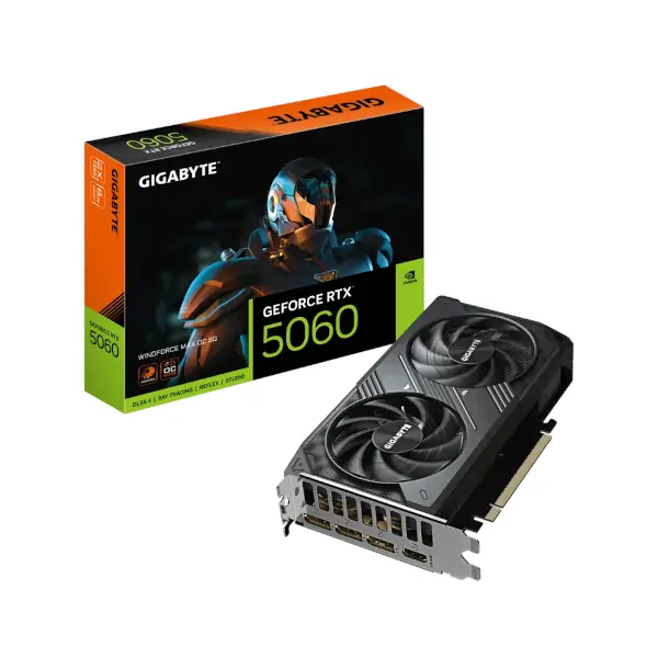 Grafička kartica GIGABYTE nVidia GeForce RTX 5060 Windforce Max OC 8GB GDDR7