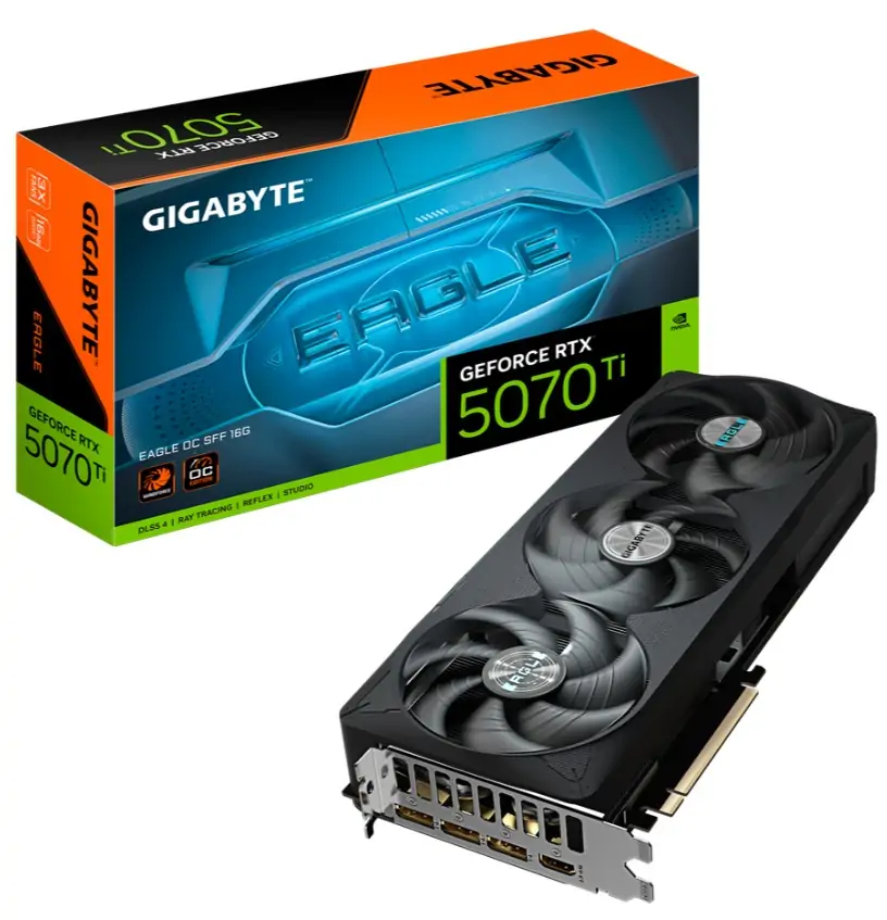 Grafička kartica GIGABYTE nVidia GeForce RTX 5070Ti EAGLE OC SFF, 16GB GDDR7