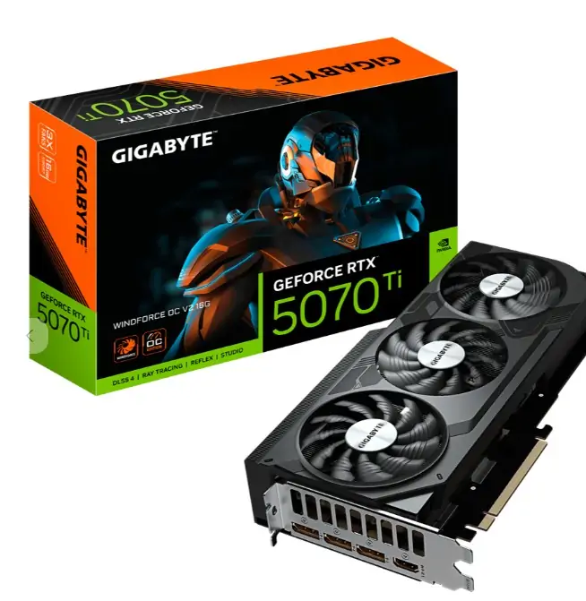 Grafička kartica GIGABYTE nVidia GeForce RTX 5070Ti WINDFORCE OC V2, 16GB GDDR7