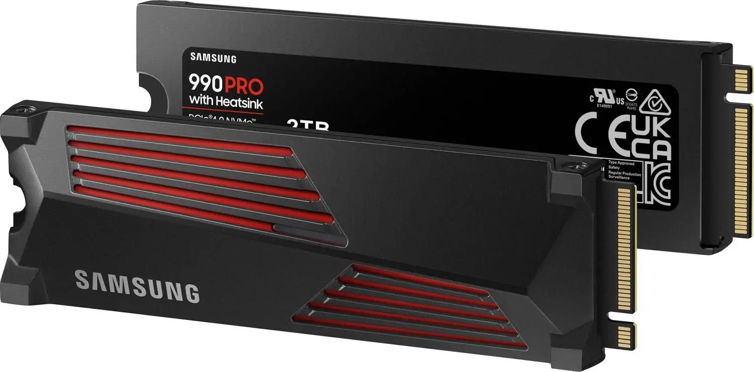 SSD 2TB SAMSUNG 990 PRO M.2 NVMe + HS MZ-V9P2T0CW