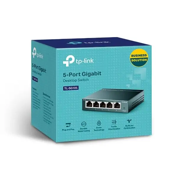 Switch Tp-Link Tl-Sg105,5-Port Gbit