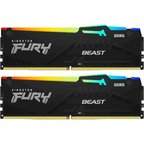 DDR5 32GB (2x16GB) KINGSTON FURY BEAST EXPO 6000Mhz, black