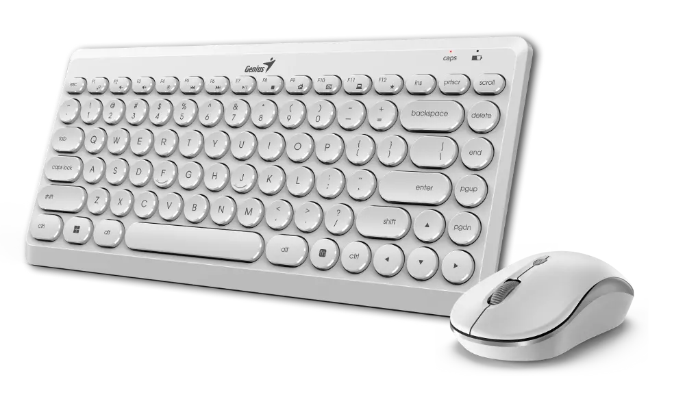 Tipkovnica GENIUS Luxmate Q8000 Wireless (tipkovnica+miš) - bijela