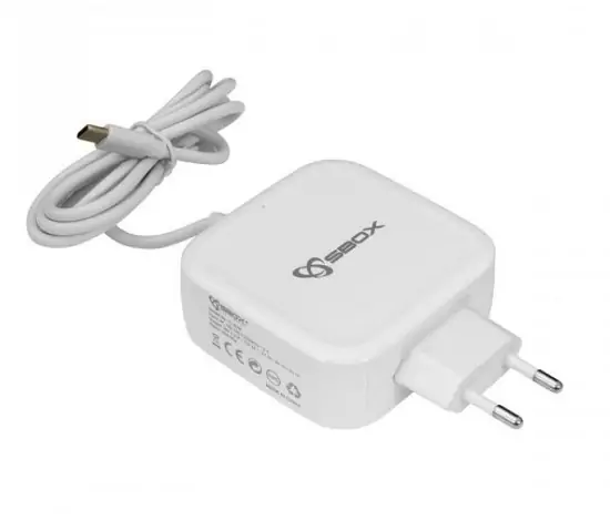 AC adapter SBOX TC-65 univerzalni strujni za prijenosnike 65W, Type-C