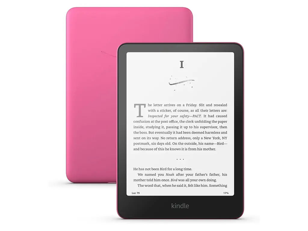 E-book čitač Amazon Kindle Paperwhite 2024 (12 gen), 7'' 16GB WiFi, 300dpi, USB-C, rozi
