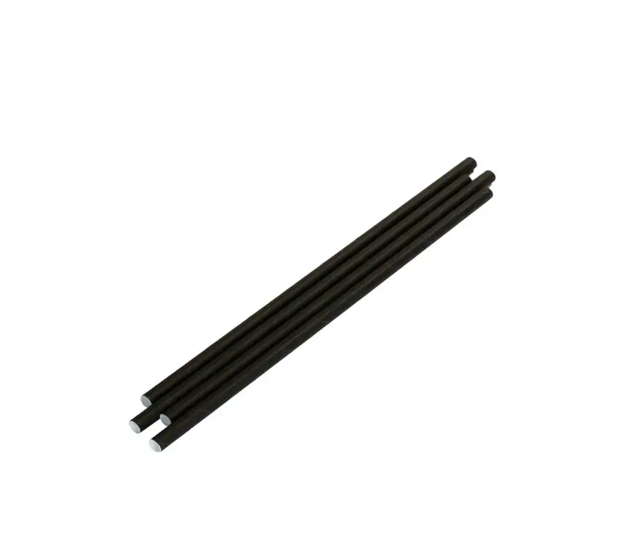 KON. Slamke papirnate 210 x 8 mm, 500/1, crne (art.647)
