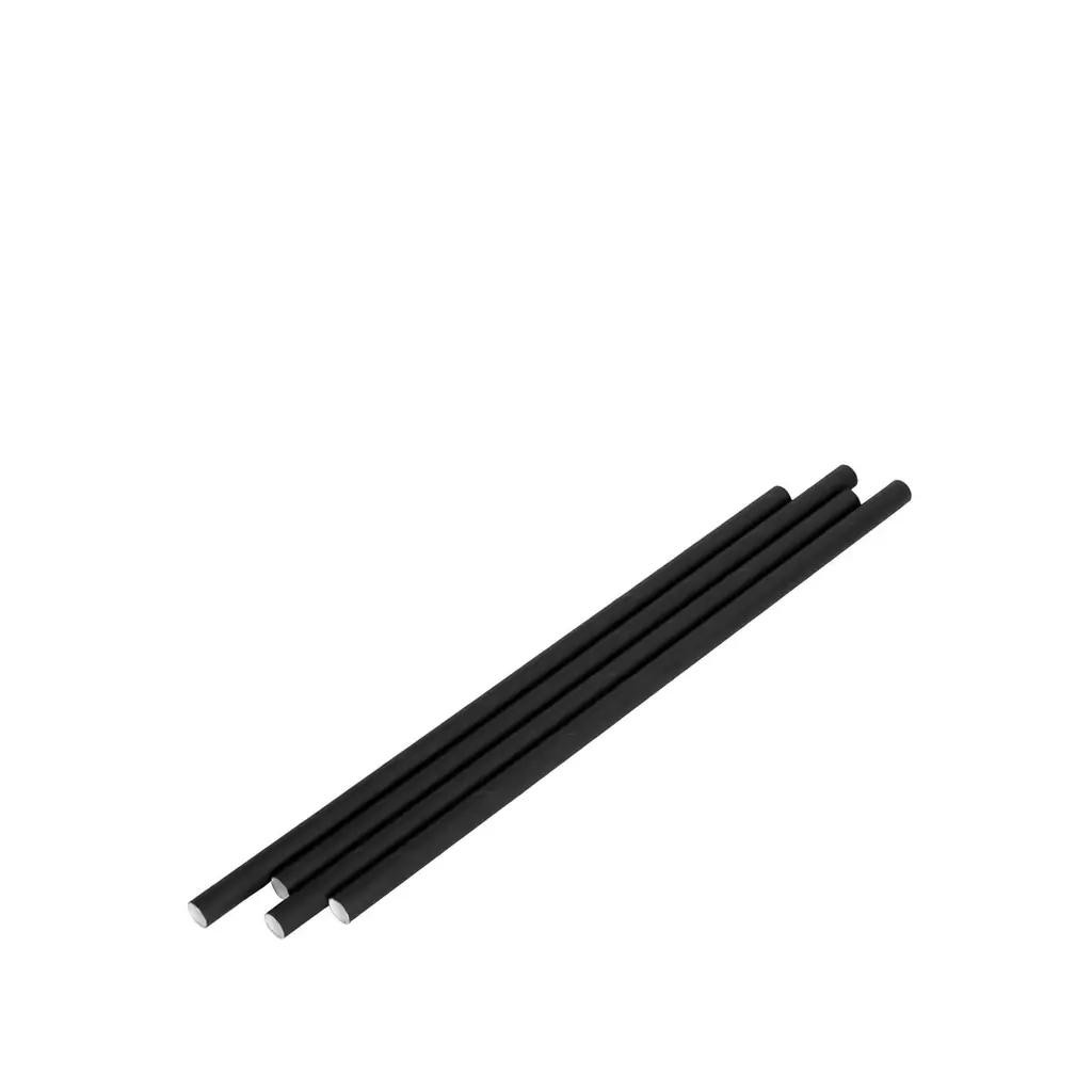 KON. Slamke papirnate 230 x 8 mm, 150/1, crne (art.653)