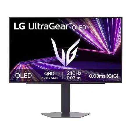 Monitor 32" LG OLED 27GX704A, QHD, 280Hz, HDMI, DP, HAS, glare