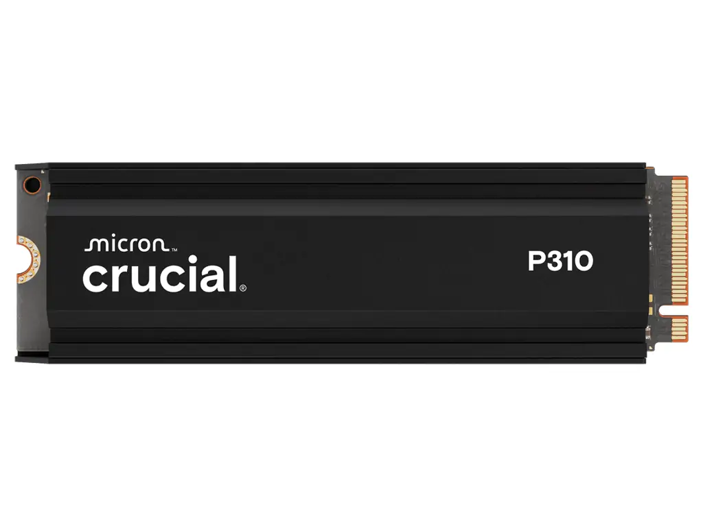 SSD 1TB CRUCIAL P310 PCIe 4.0 NVMe M.2 SSD with heatsink
