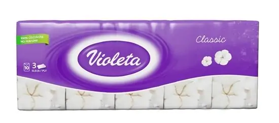 SAN. Maramice papirnate 3sl. 10/1 CLASSIC Violeta