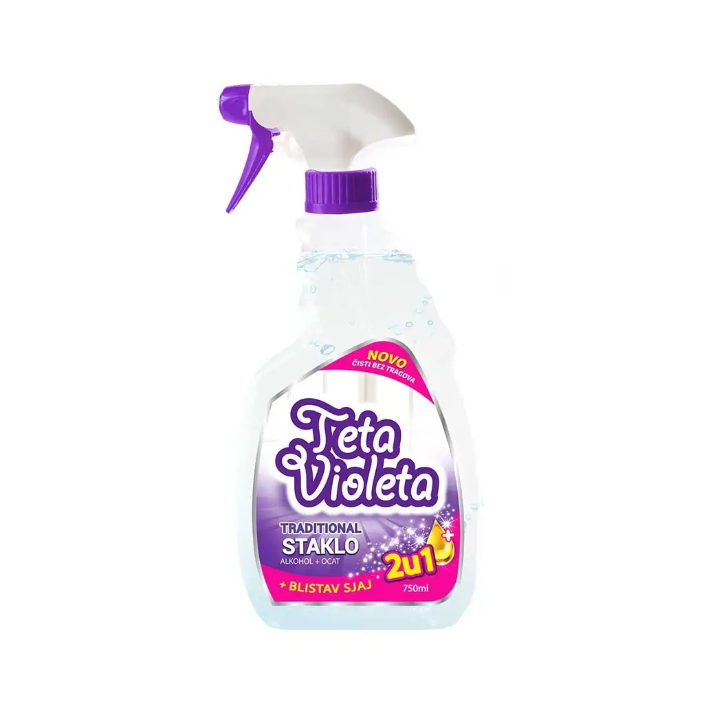SAN.Sredstvo za pranje stakla  s pumpicom 750ml Violeta  Traditional