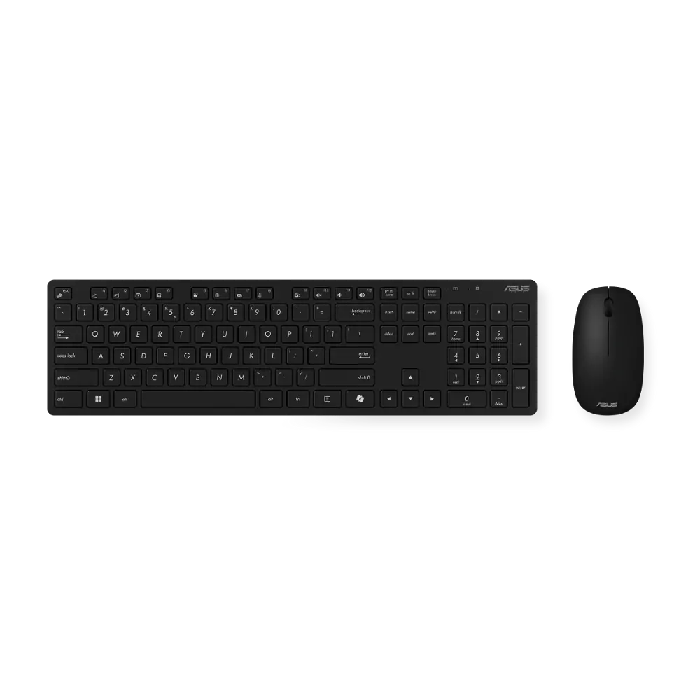 ASUS W5000, bežična tipkovnica i miš, crni, HR
