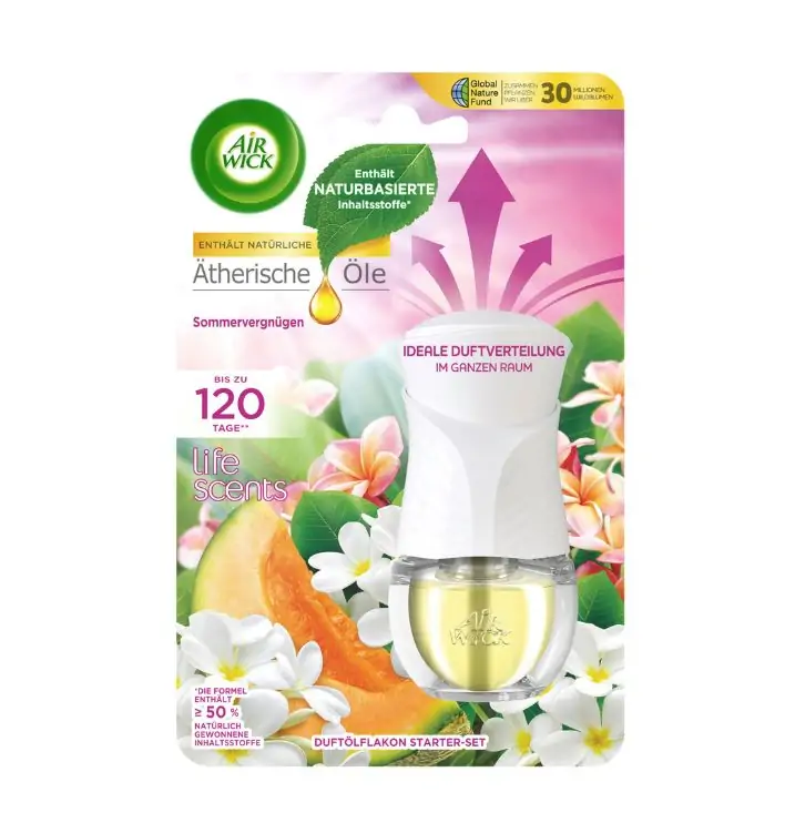 SAN. Osvježivač prostora električni micro Airwick s refilom 19ml Summer Delights