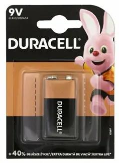 Baterija DURACELL 9V Plus 1/1