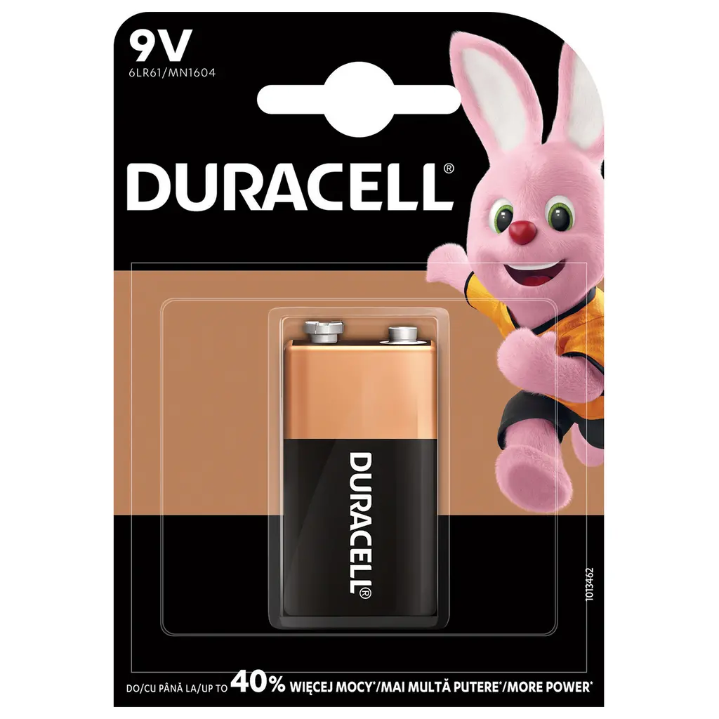 Baterija DURACELL 9V Plus 1/1
