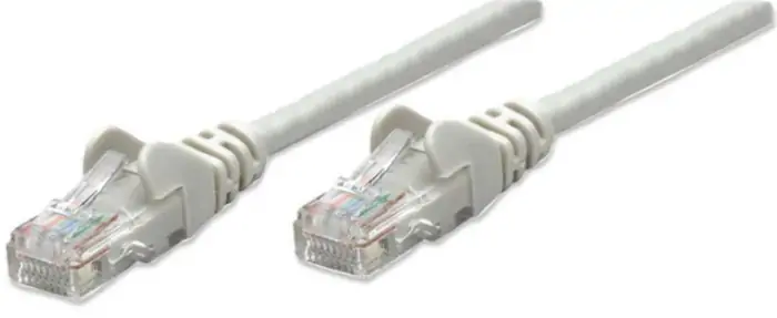 Intellinet Cat6, CCA, U/UTP, PVC, RJ45, 1.5m, sivi