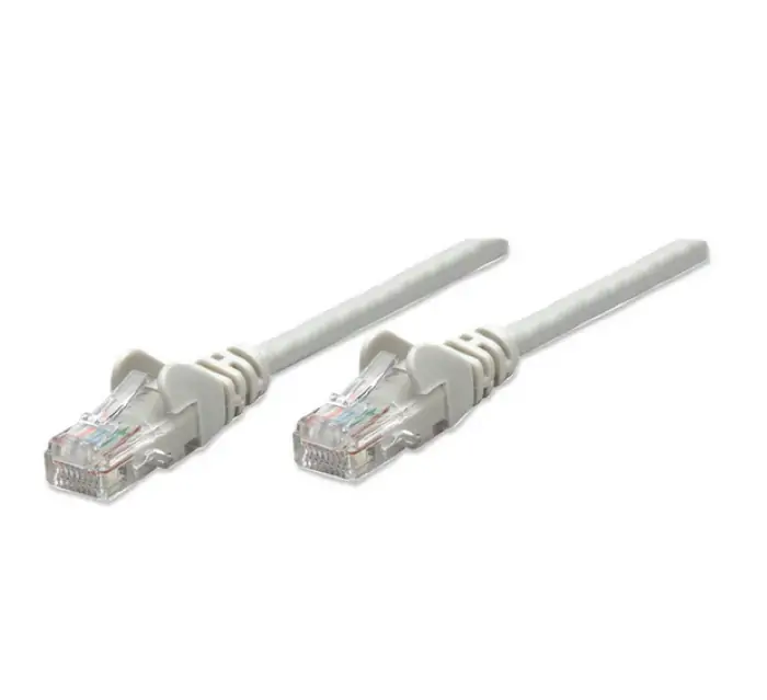 Intellinet Cat6, CCA,U/UTP, PVC, RJ45, 5m, sivi