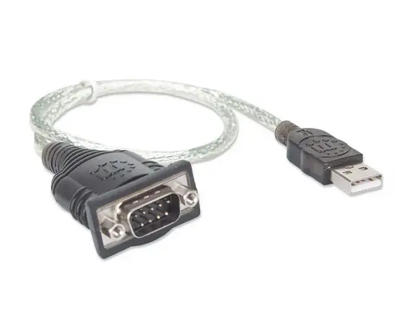 Manhattan kabel USB/RS232, AM/DB9M, 45 cm