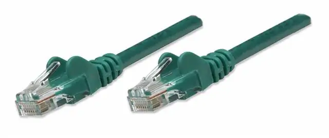 Intellinet patch kabel 1m Cat.6 UTP PVC zeleni