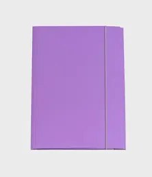 Fascikl s gumicom kartonski A4 25x34,2cm ljubičasti