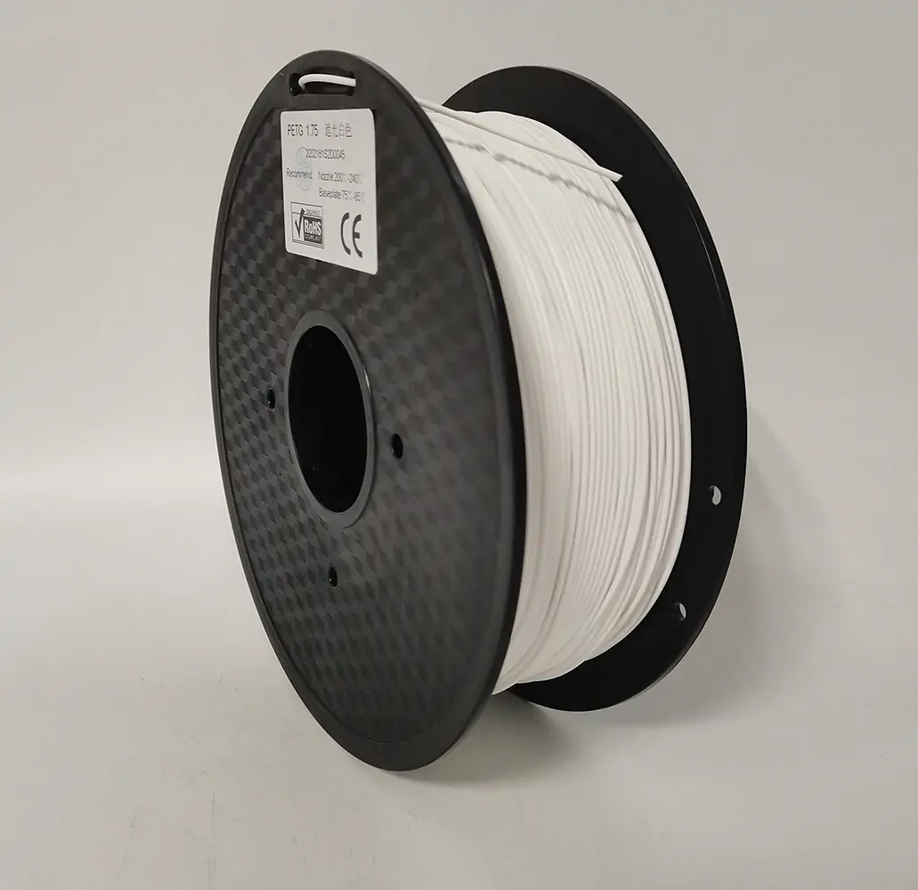 PET-G filament 1.75 mm, 1 kg, shading white
