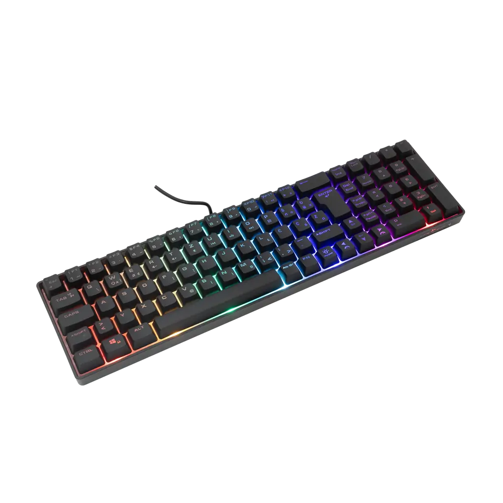 Tipkovnica WHITE SHARK GK-001214 Gladius crna HR