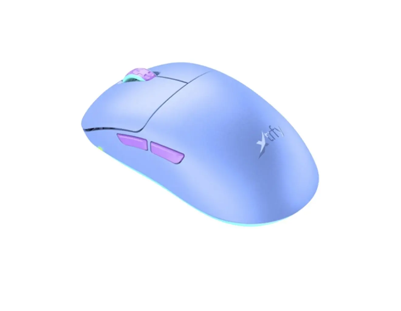 Miš CHERRY XTRFY M8 bežični igraći miš, 21000 cpi, USB, purple mint