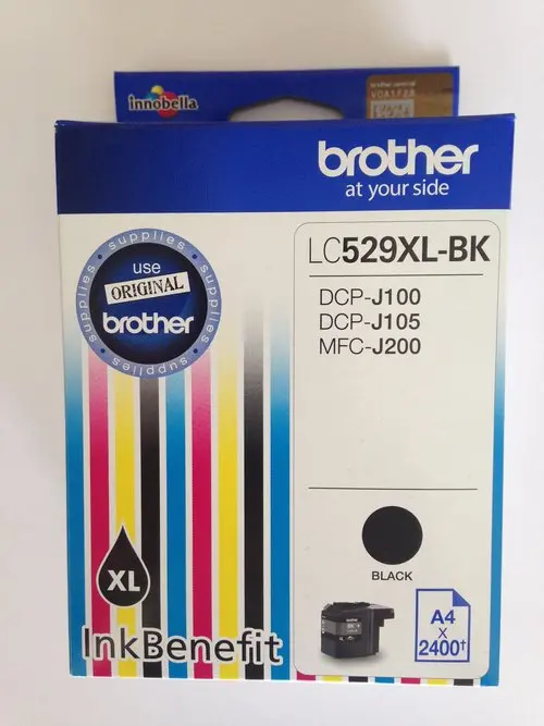 Tinta BROTHER LC-529XL Black