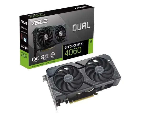 Grafička kartica ASUS nVidia RTX 4060 Dual, 8GB GDDR6