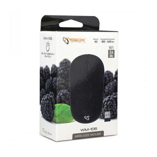 Miš SBOX optički WM-106 Wireless black USB