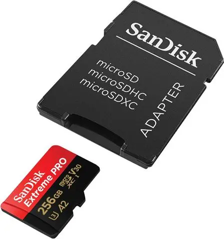 Memorijska kartica Micro Secure Digital 256GB SANDISK Extreme Pro + adapter