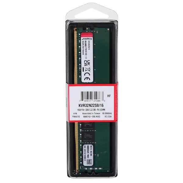 Memorija RAM DDR4 16GB KINGSTON PC4-25600 (3200MHz) DIMM