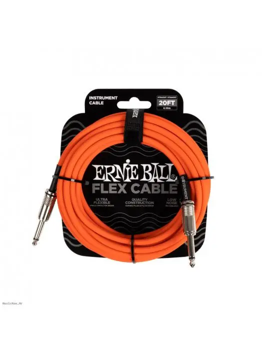 Kabel Instr. Ernie Ball 6421, 6m Orange