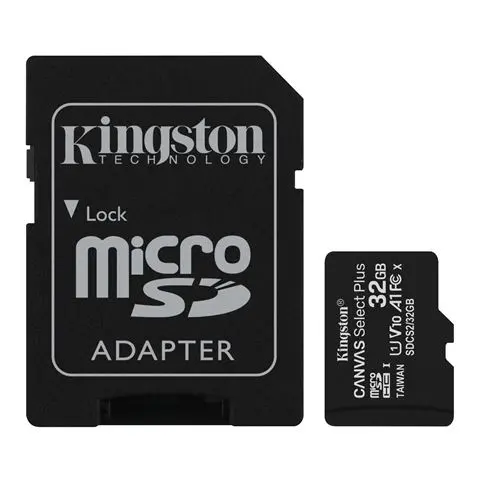 Memorijska kartica Micro Secure Digital  32GB KINGSTON Class10 Canvas Select+ Ad