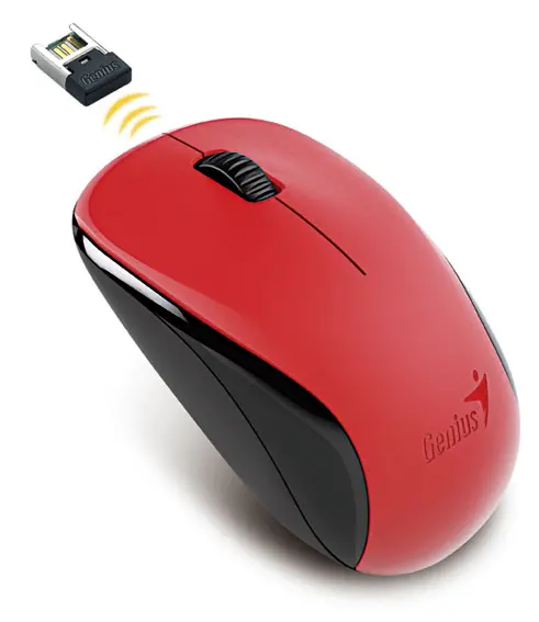Miš GENIUS NX-7000 BlueEye Wireless - crveni
