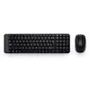 Tipkovnica LOGITECH MK220 Wireless Desktop (tipkovnica+miš) crna