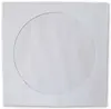 Etui za 1 CD papirnati bijeli s preklopom i prozorom  125x125mm 1/1