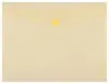 Kuverta s gumbom pp Donau C5 240x186mm žuta prozirna
