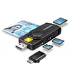 Čitač pametnih kartica AXAGON CRE-SMP2A USB 2.0 Pocket Reader