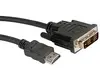 Kabel HDMI-M => DVI-M 18+1,  2m - ROLINE