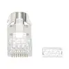 Intellinet 50-Pack Cat6A RJ45 Modular Plugs STP 3-prong