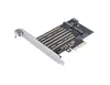 Adapter ORICO PDM2-BP, SSD M.2 NMVe/SATA na PCIe 3.0 x4