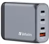 Adapter za napajanje VERBATIM GNC-100 GaN zidni punjač 100W, 2×USB-C PD 100W, 1×USB-C PD 65W, 1× USB-A QC3.0