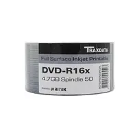 DVD-R medij TRAXDATA 4.7GB 16x speed Spindle  50/1  printable Supersize