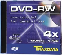DVD-RW medij TRAXDATA 4.7GB 4x speed Jewel case