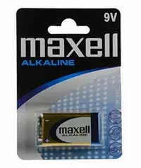 Maxell alkalna baterija 6LR61/9V Bloc, 1 komad