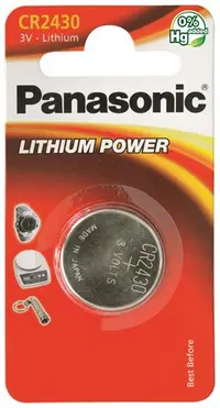 PANASONIC baterije CR-2430EL/1B Lithium Coin